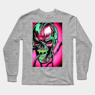 Horror skull Long Sleeve T-Shirt